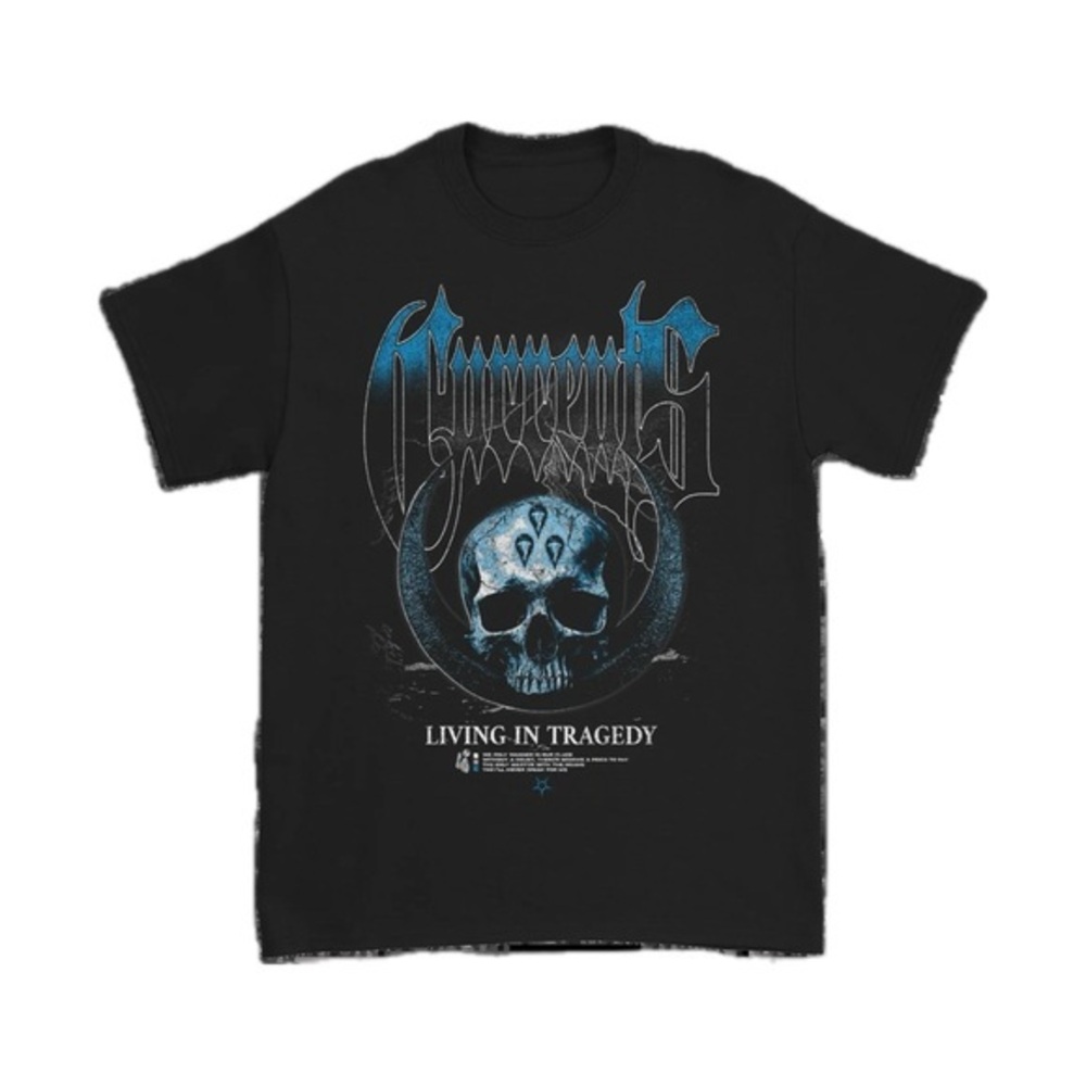 Currents “Living in Tragedy” Tshirt in Black